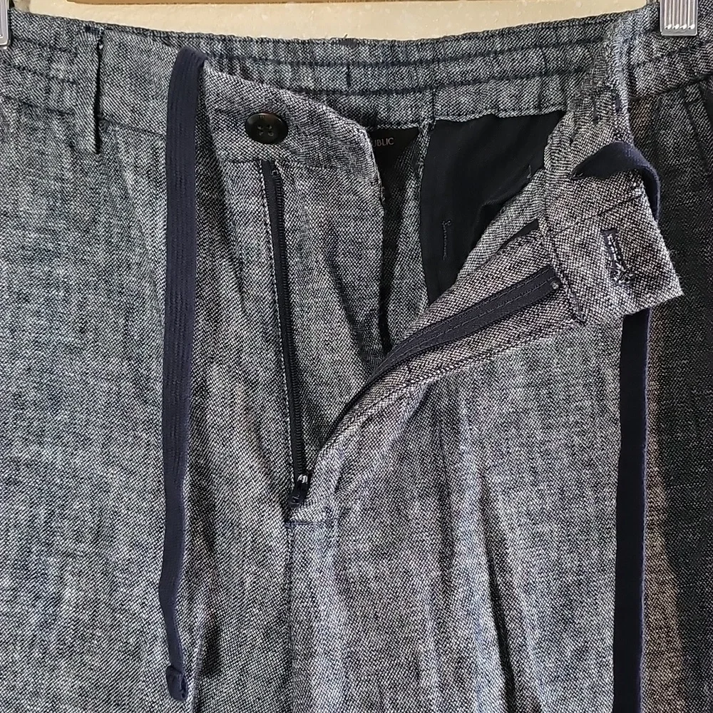 Banana Republic Gray Chinos with Tapered Legs.